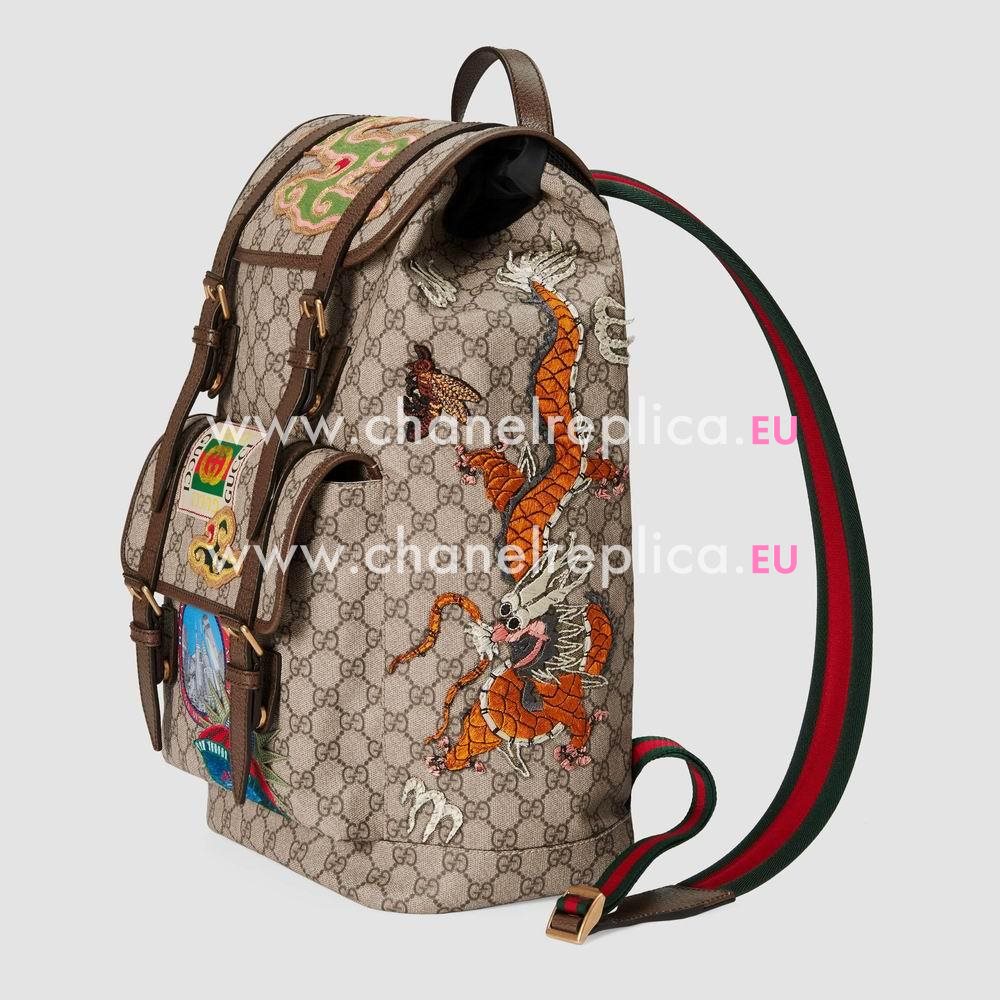Gucci Courrier soft GG Supreme backpack 473869 K9RPT 8414