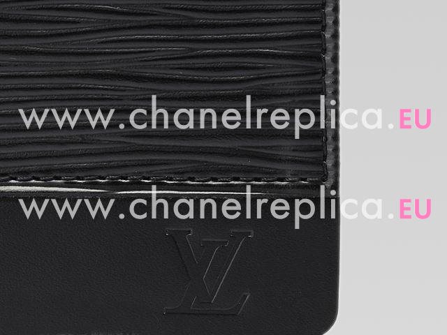 Louis Vuitton EPI Leather Honfleur Clutch Bag In Black M52732