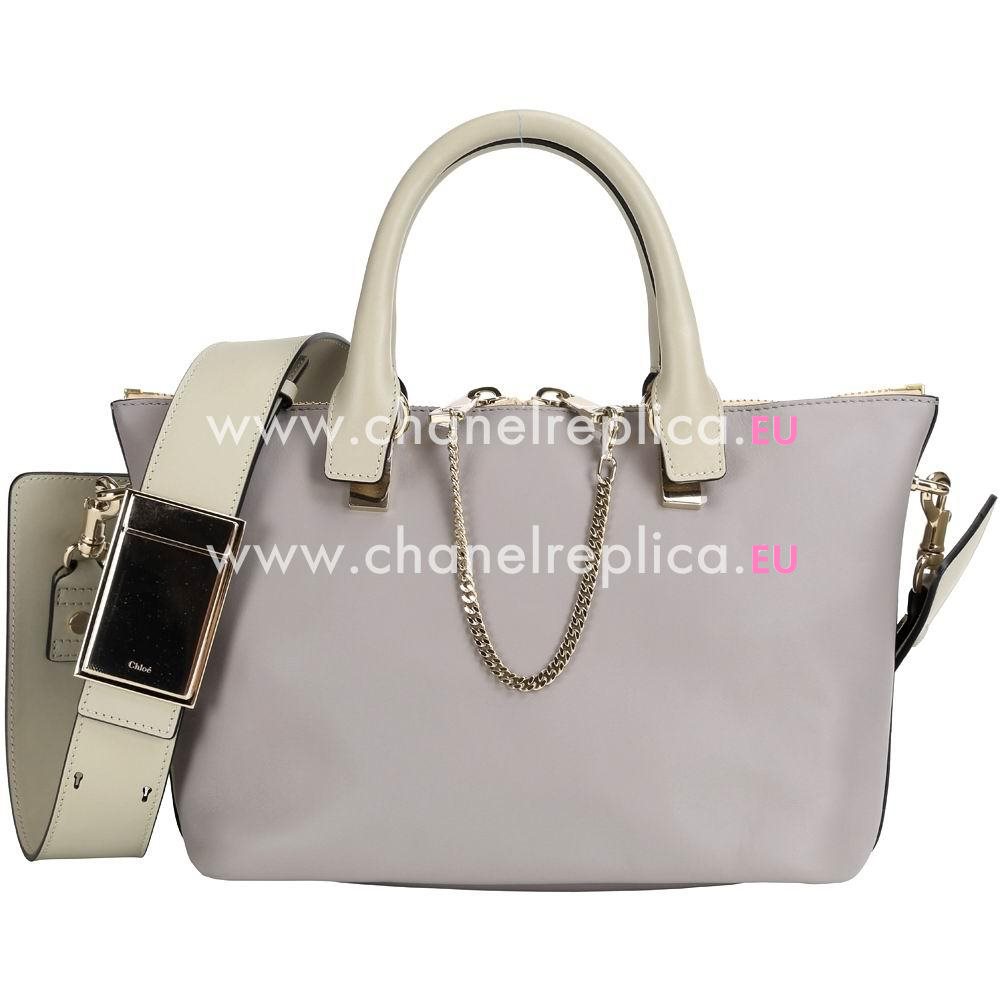 Chloe Baylee Calfskin Hand Bag In Gray C5369048