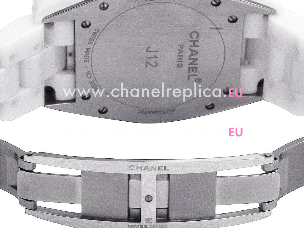Chanel J12 Automatic Chronograph 41mm White Ceramic Watch H1628