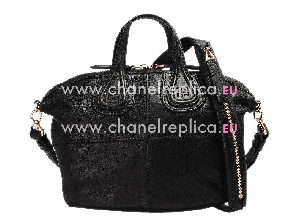 Givenchy Nightingale Micro Bag In Goatskin Black G531272