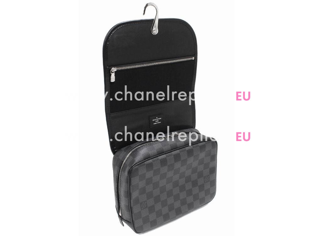 LOUIS VUITTON DAMIER GRAPHITE CANVAS HANGING TOILETRY KIT N41419