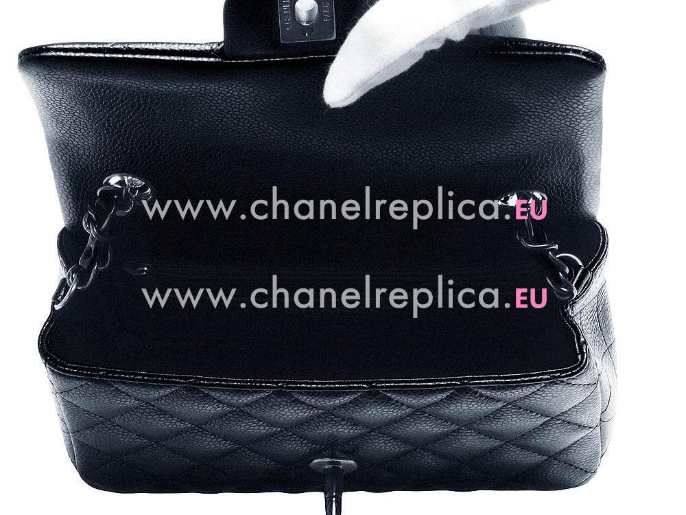 Chanel Caviar Mini Flap Bag Dark Blue Anti-Silver A69900C-BLU-BLUSS