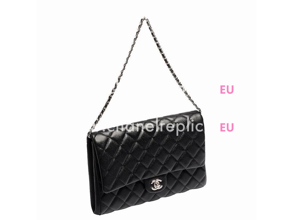 Chanel Caviar Ccoco Bag Anti-silver Chain Black A248699