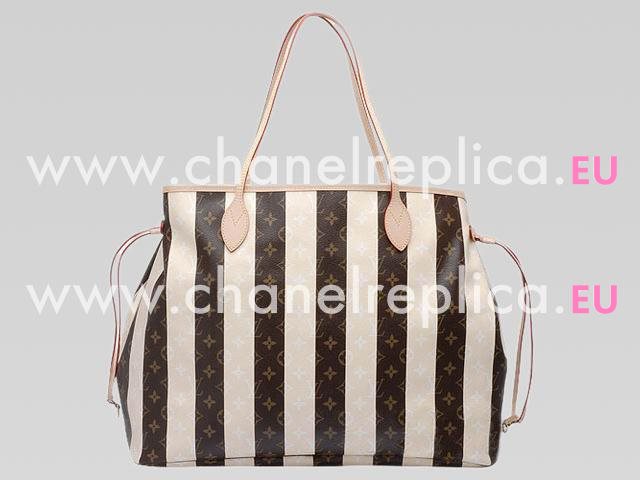 Louis Vuitton Monogram Canvas Rayures Neverfull XL M40562