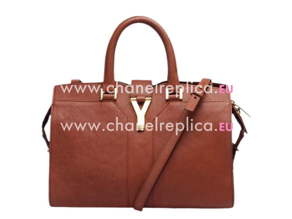 YSL Petit Cabas Chyc Y Calfskin Doctor Small Bag Bright Red YSL517134
