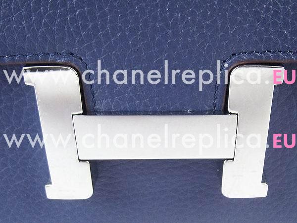 Hermes Constance Bag Micro Mini Deep Blue(Silver) H1017DBS