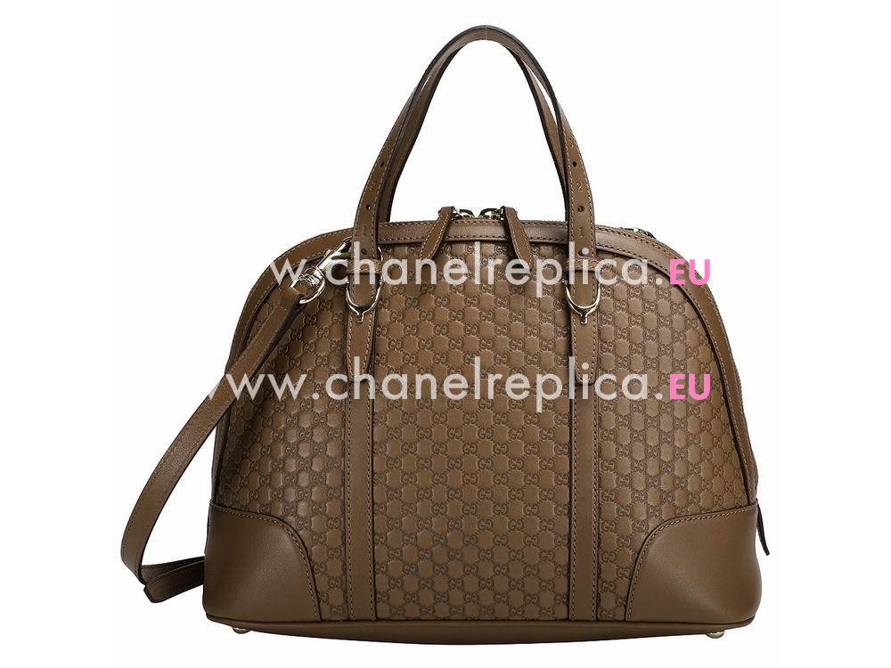 Gucci Emily Nice Calfskin shoulder Bag In Brown G514350