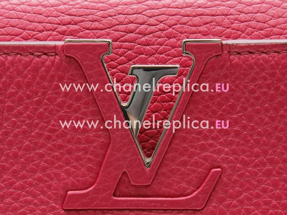 Louis Vuitton Taurillon Leather Capucines MM Fuchsia M94519