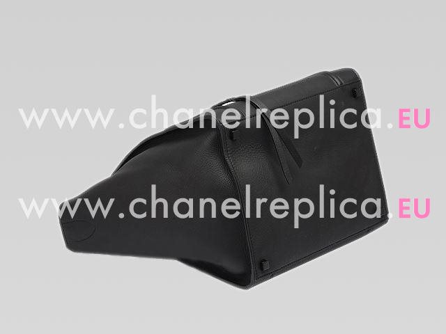 Celine Small Square Phantom Luggage Calfskin Bag Black 133659BCL