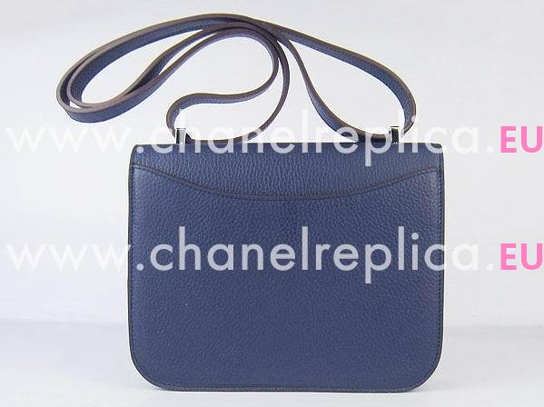 Hermes Constance Bag Micro Mini Deep Blue(Silver) H1017DBS