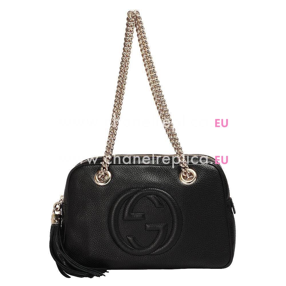Gucci Soho GG Calfskin Bag Black G5355287
