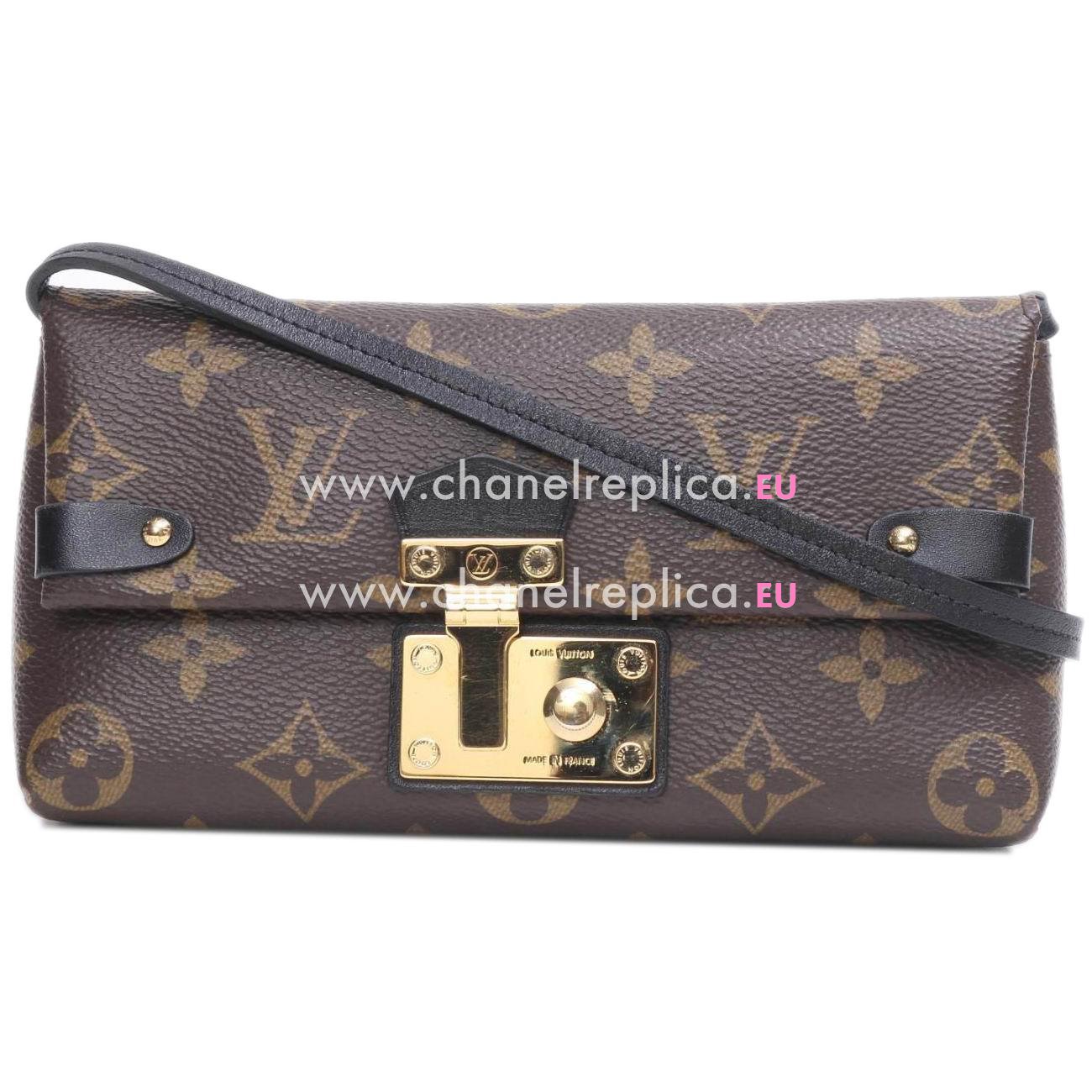 Louis Vuitton Monogram Canvas Triangle Chain Wallet M61502