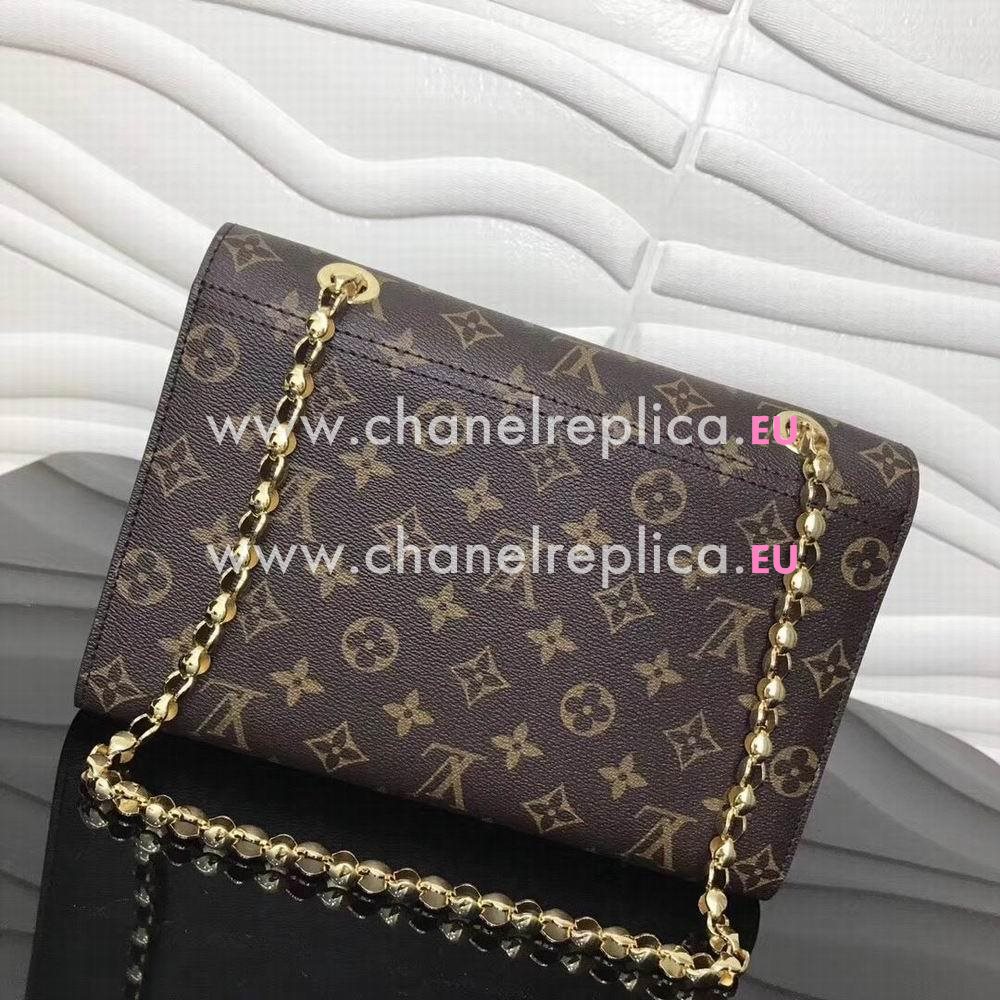 Louis Vuitton Victoire Monogram Canvas Python Bag N93015