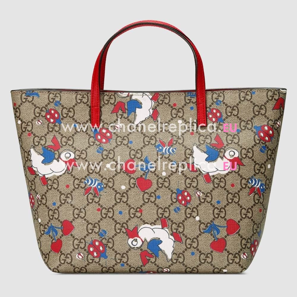 Gucci Childrens GG ducks tote bag 410812 K9E2N 9290