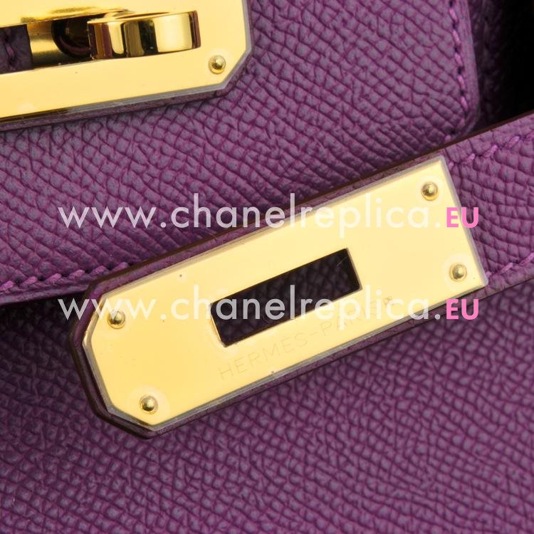 Hermes Birkin 35cm Anemone Epsom Leather Gold Hardware Hand Sew Handbag HB1035ESM