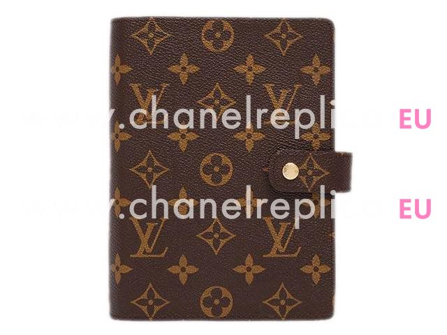 Louis Vuitton Monogram Canvas Medium Ring Agenda Cover R20105