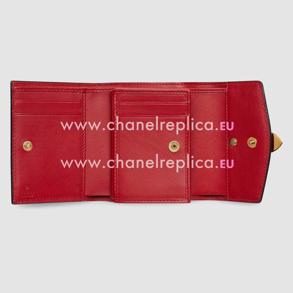 Gucci Sylvie leather wallet 476081 CWLSG 6473