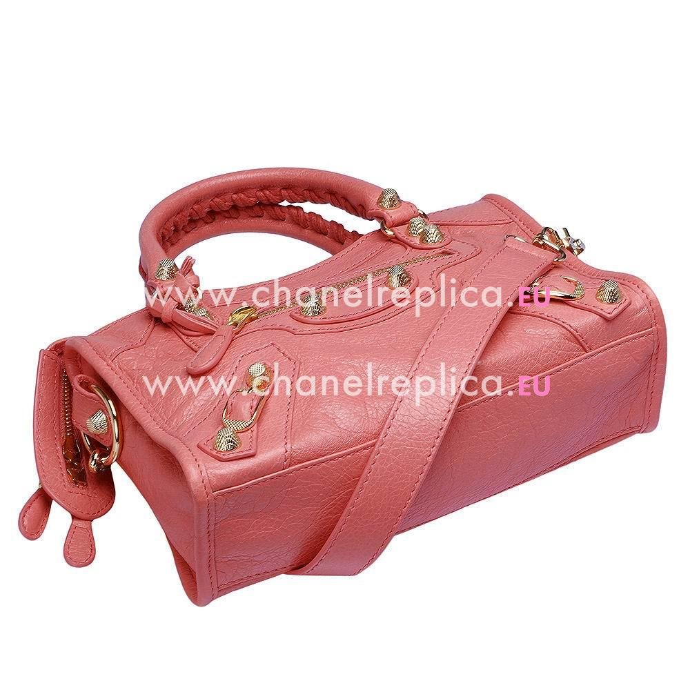 alenciage City Lambskin Gold hardware Classic Mini Bag Pink B2055048