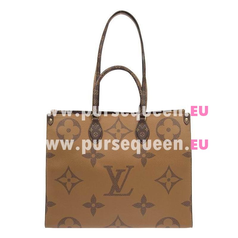 Louis Vuitton Monogram and Monogram Reverse coated canvas Onthego M44576