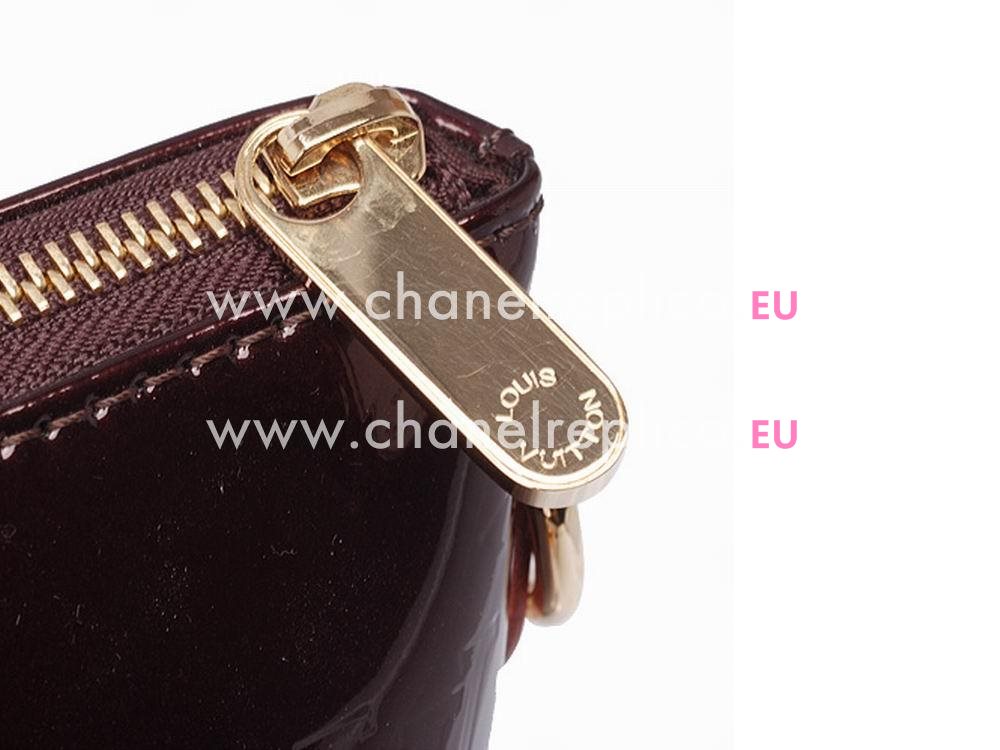 Louis Vuitton Monogram Vernis Bellevue GM In Amarante M93589