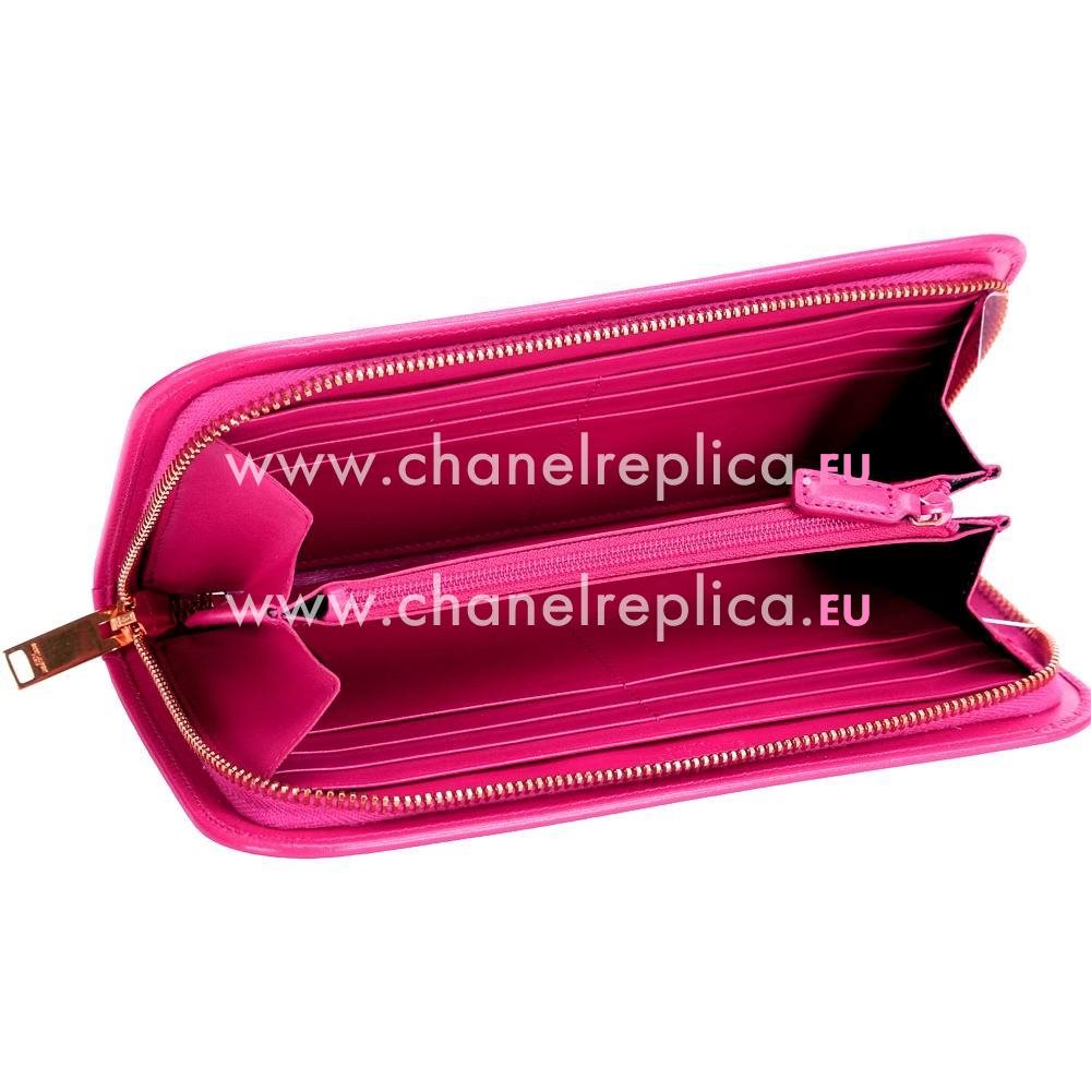 YSL Saint Laurent Calfskin Y Wallets In Pink YSL4899201