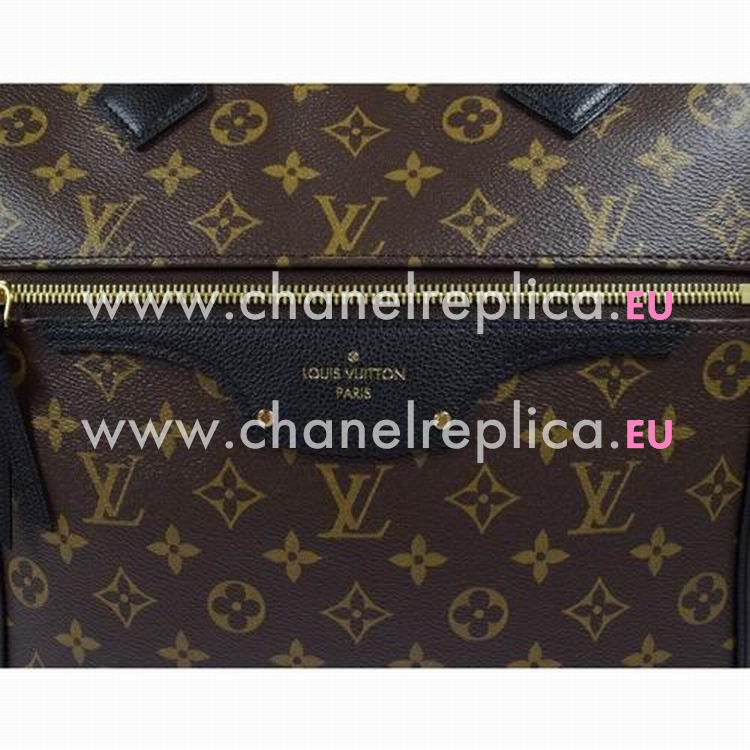 Louis Vuitton Noir Monogram Canvas Tournelle Mm 2017 M44056