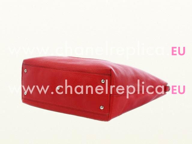 Gucci Soho Embossed Calfskin Tote Bag Red G360259