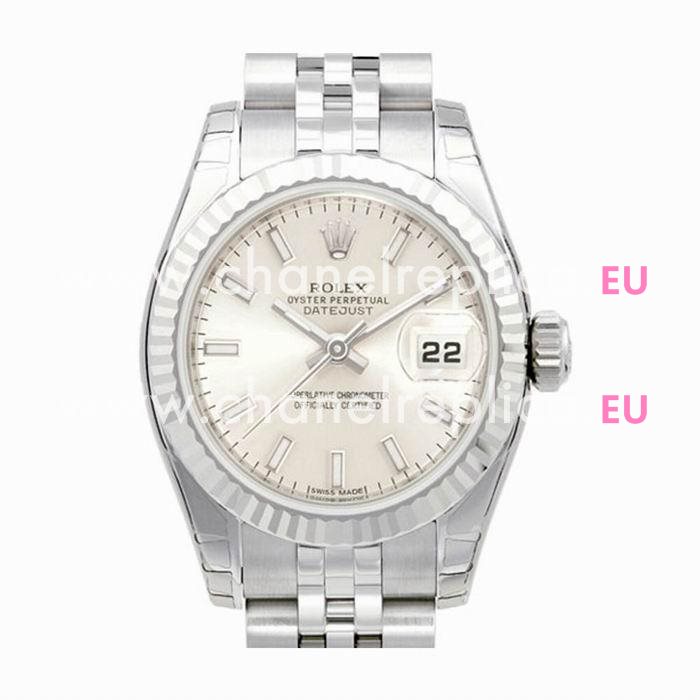 Rolex Datejust Automatic 26 mm 18K Platinum Stainless Steel Watch Silvery R179174