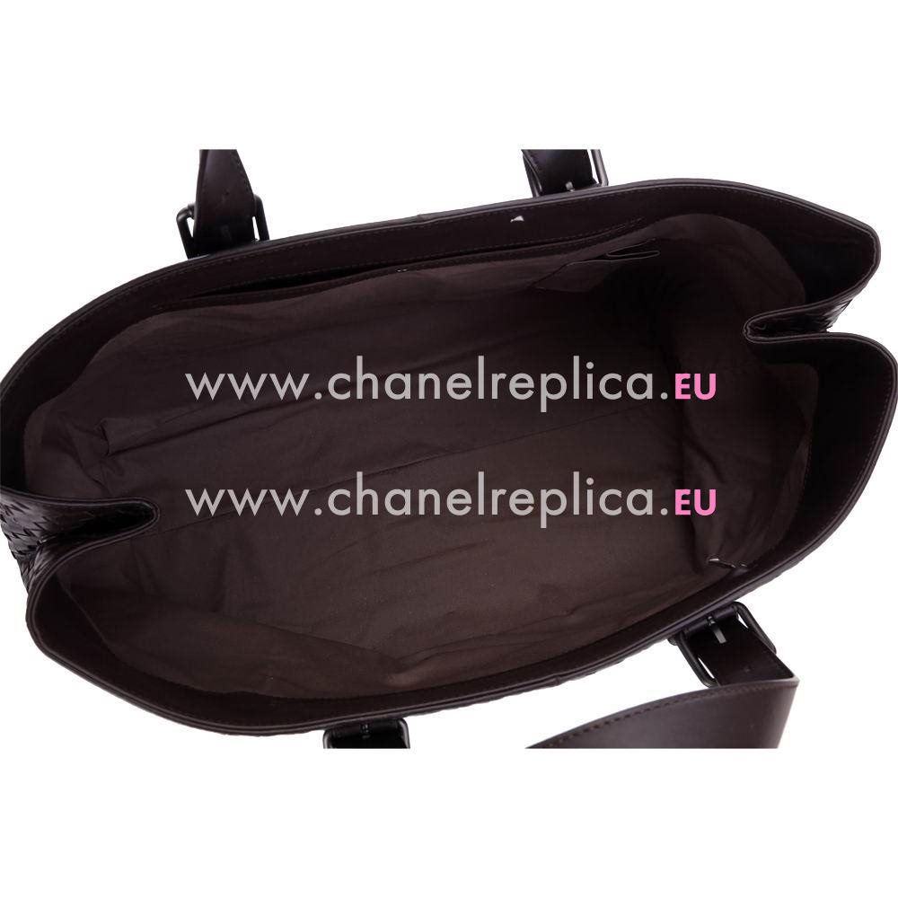 Bottega Veneta Classic Nappa Leather Woven Bag Gray B4618169