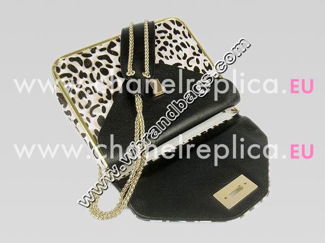 CHLOE CHLOE BLACK HORSEHAIR SHOULDER BAG C50898-BH