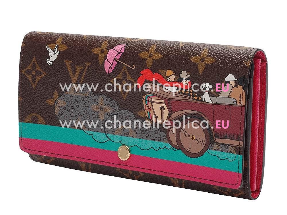 Louis Vuitton Monogram Canvas Sarah Wallet Evasion M61359