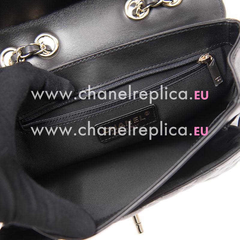 Chanel Lambskin Leather Coco Flap Bag Gold Chain Bag Black A57896LBLKGP