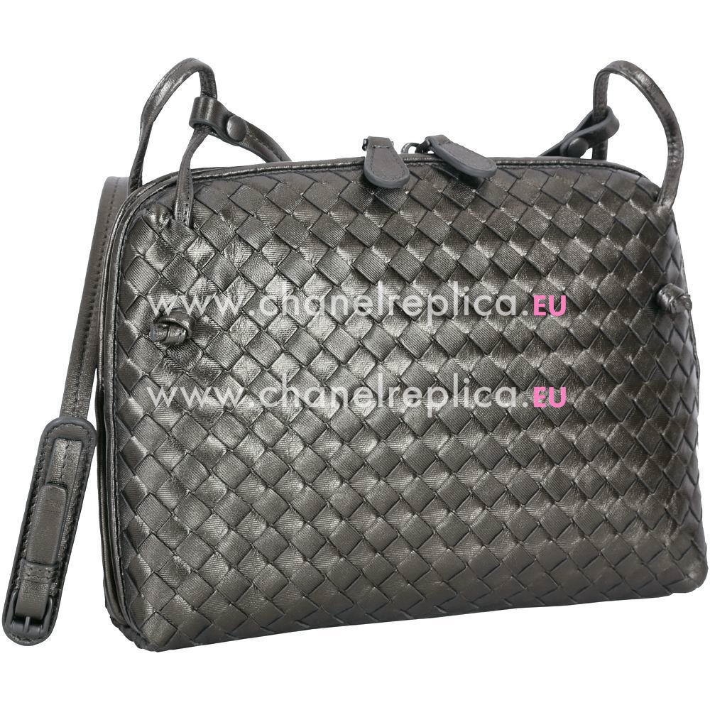 Bottega Veneta Crossbody Nappa Woven Shouldbag Bronze B6110407