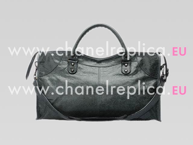 Balenciaga Part-Time Planet Small Stud Bag Deep Gray 168028DG