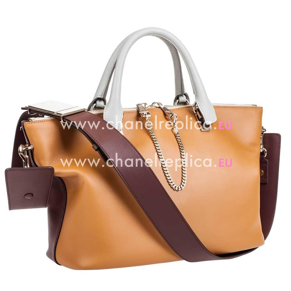 Chloe Baylee Calfskin Hand Bag In Brown /Coffee C4718476