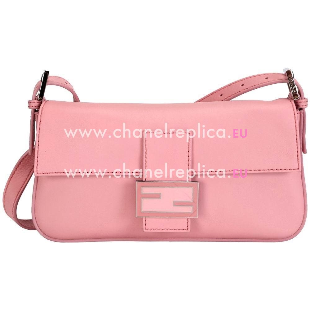 FENDI Baguette Calfskin Bag Pink F5489866