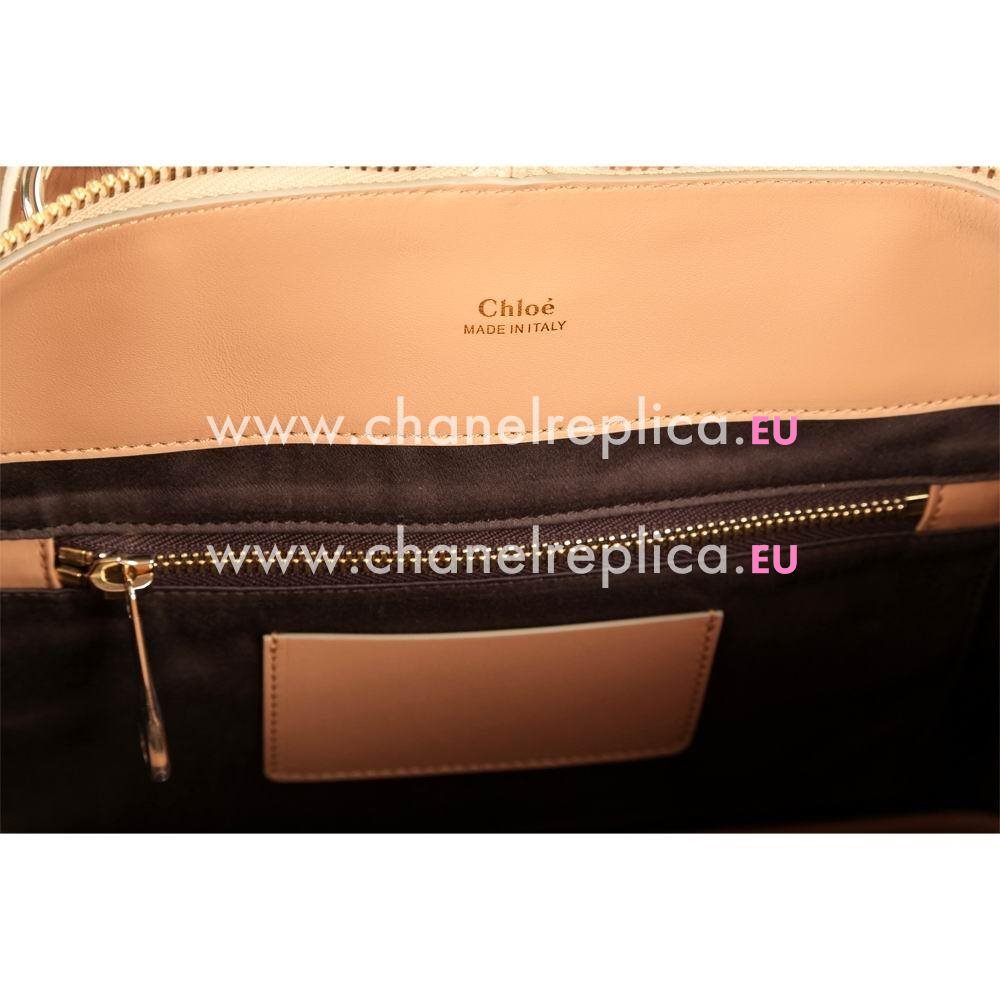Chloe Baylee Calfskin Hand Bag In Orange C5369049