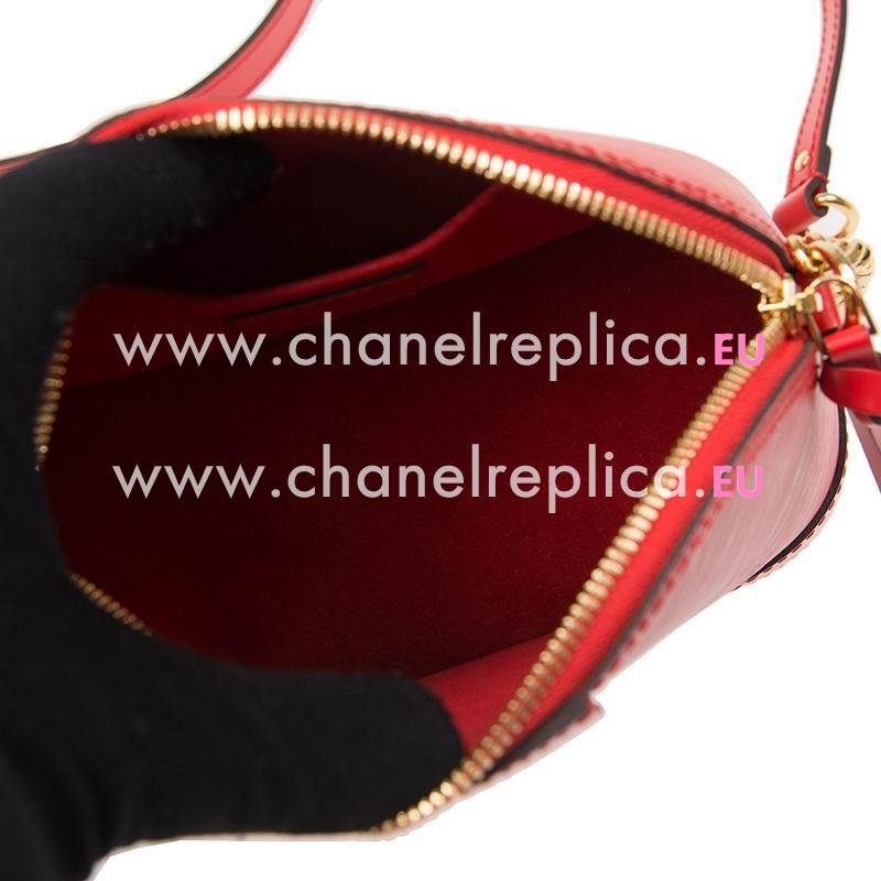 Louis Vuitton Epi Cowhide Leather Alma Mini Bag Red M51404