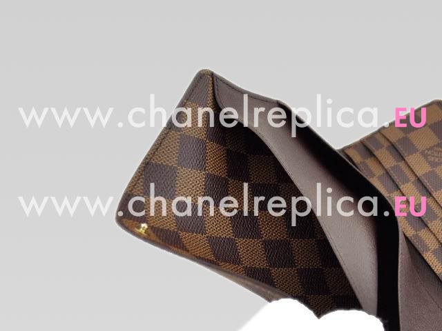 Louis Vuitton Damier Ebene Canvas Josephine Wallet N63018