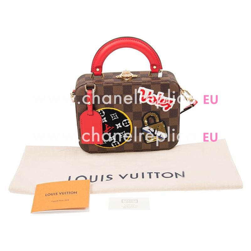 Louis Vuitton Damier Ebene Canvas LV Stories Box Bag N40048