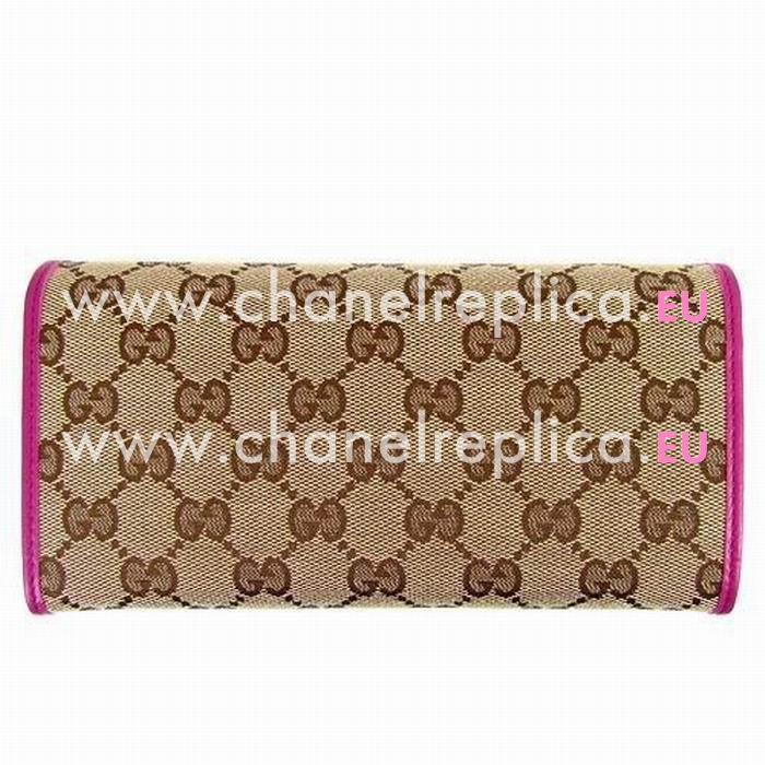 Gucci Weaving Calfskin Wellets In Peach Red G5051633