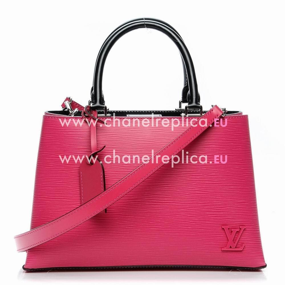 Louis Vuitton Kleber Grained Cowhide Epi Leather Bag Hot Pink M51347