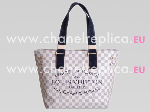 Louis Vuitton Damier Azur Champselysees address Cabas PM N41179