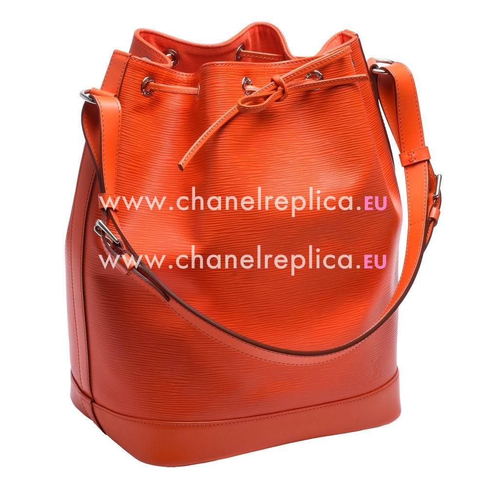 Louis Vuitton Epi Leather Noe Bucket Bag In Orange M40843