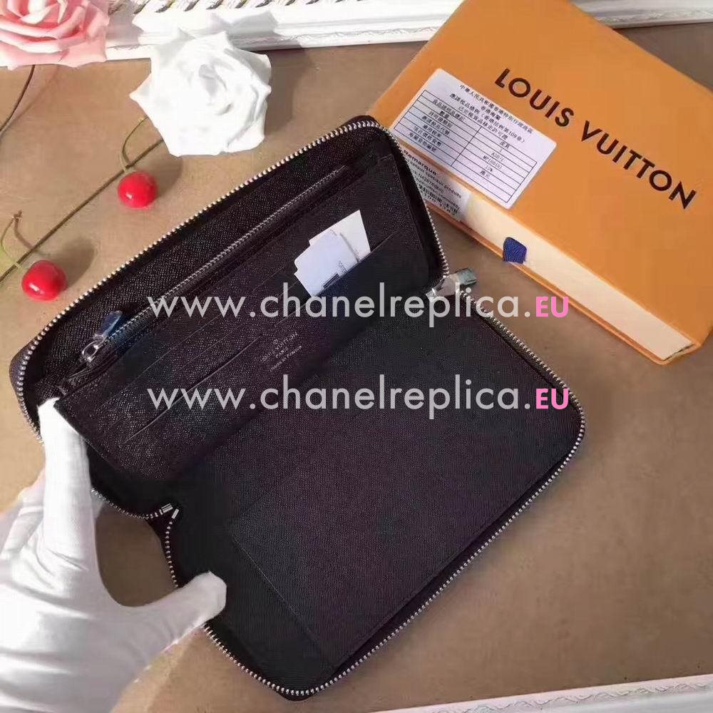 Louis Vuitton Supreme Epi Leather Zippy Wallet Black M7072809