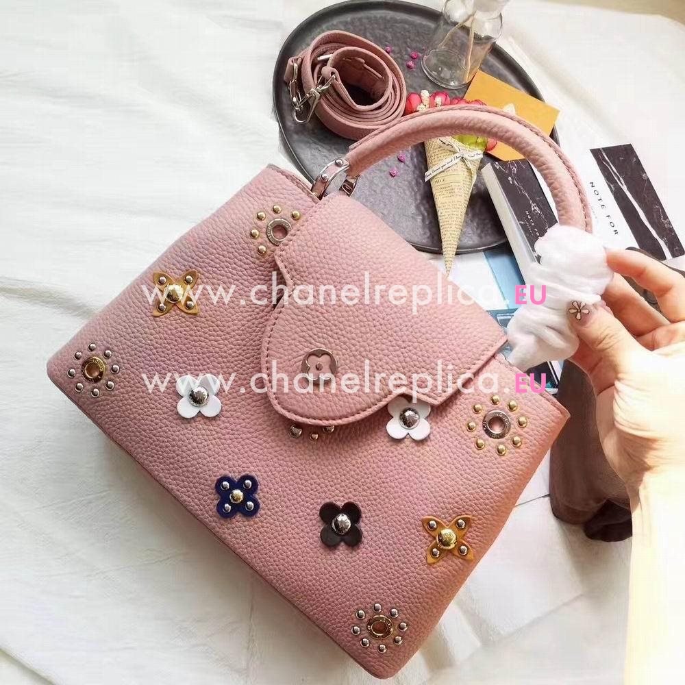 Louis Vuitton Capucines Machanical Flowers Taurillon Leather Bag M54310