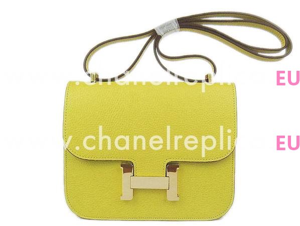 Hermes Constance Bag Micro Mini Lemon Yellow(Gold) H1017LYG