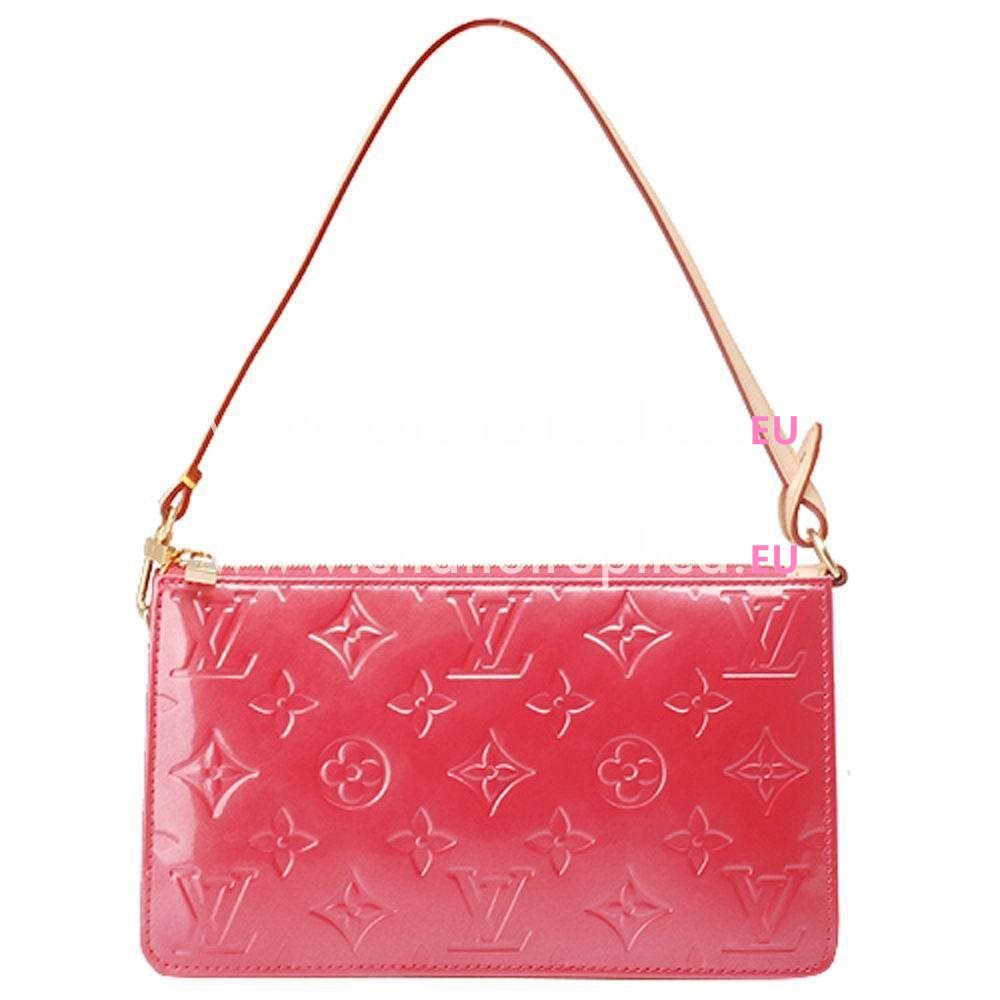 Louis Vuitton Monogram Vernis Patent Leather Hand/shoulder Bag In Peach Pink M91574