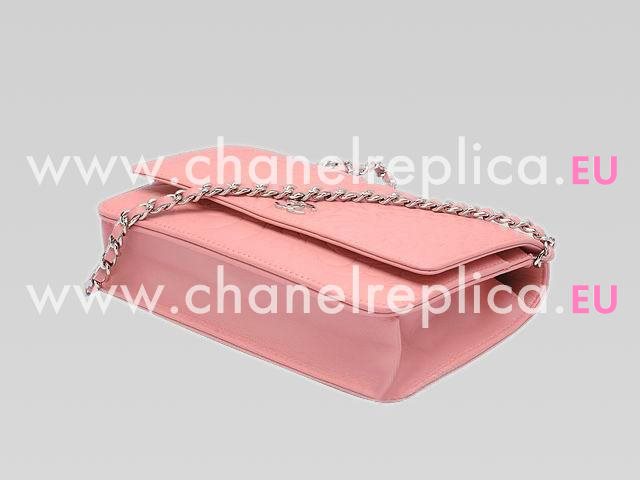 Chanel Camellia Flower Lambskin Woc Bag Pink A36182